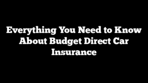 budget direct car insurance